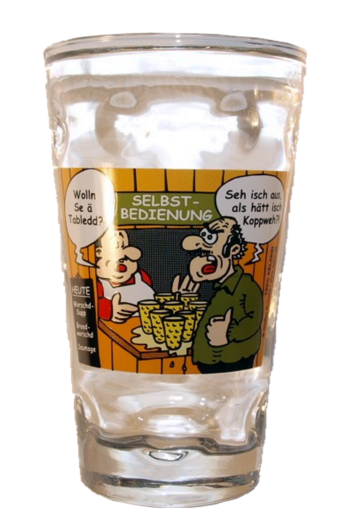 Pfälzer Dubbeglas "Tabledd" 0,5l