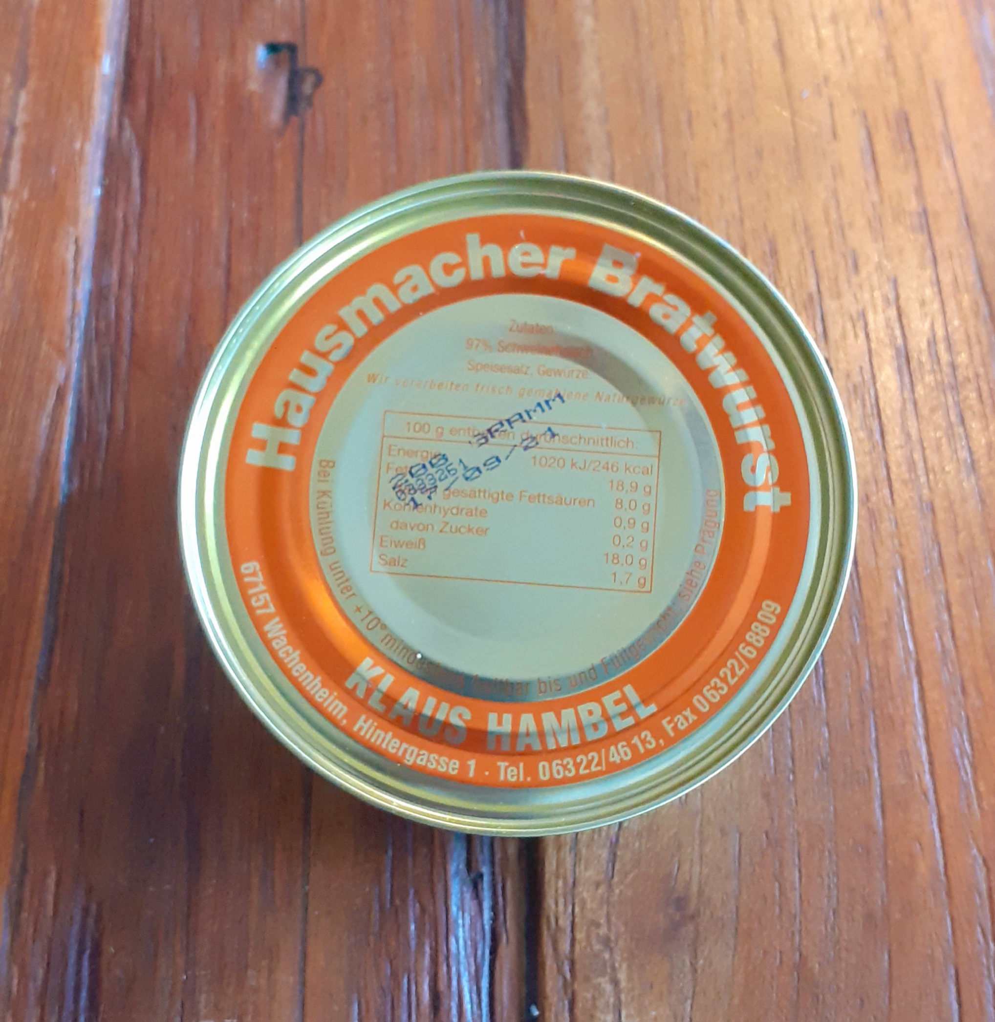 Pfälzer Bratwurst 200g