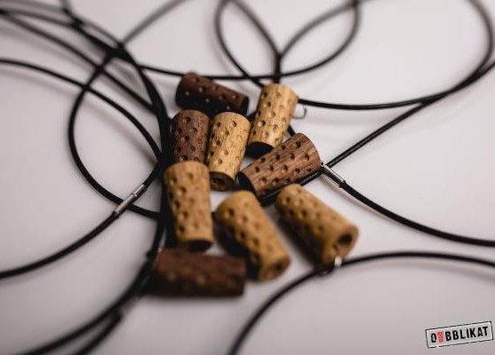 Dubbeanhänger - Holz