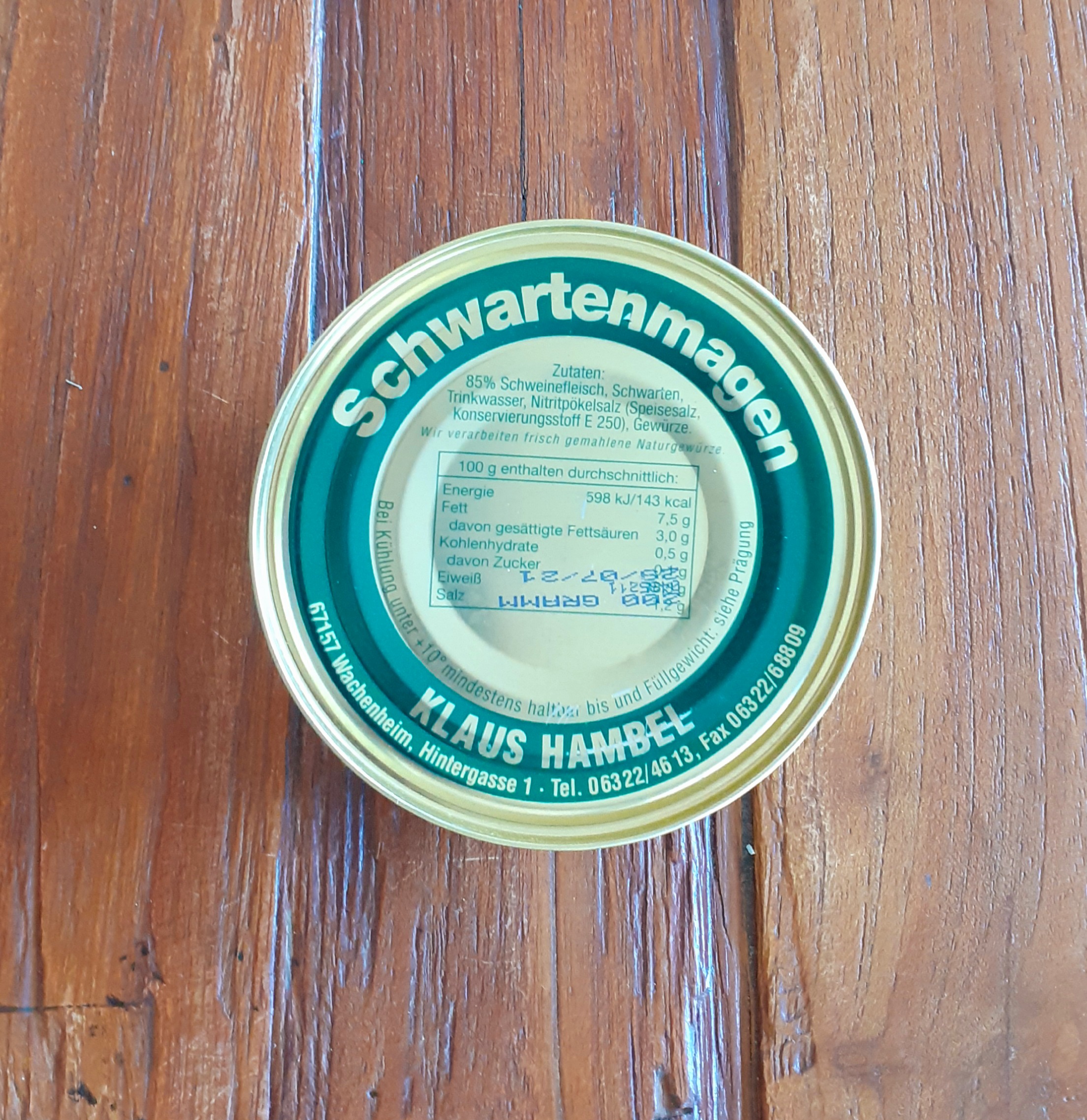 Pfälzer Schwartenmagen 200g