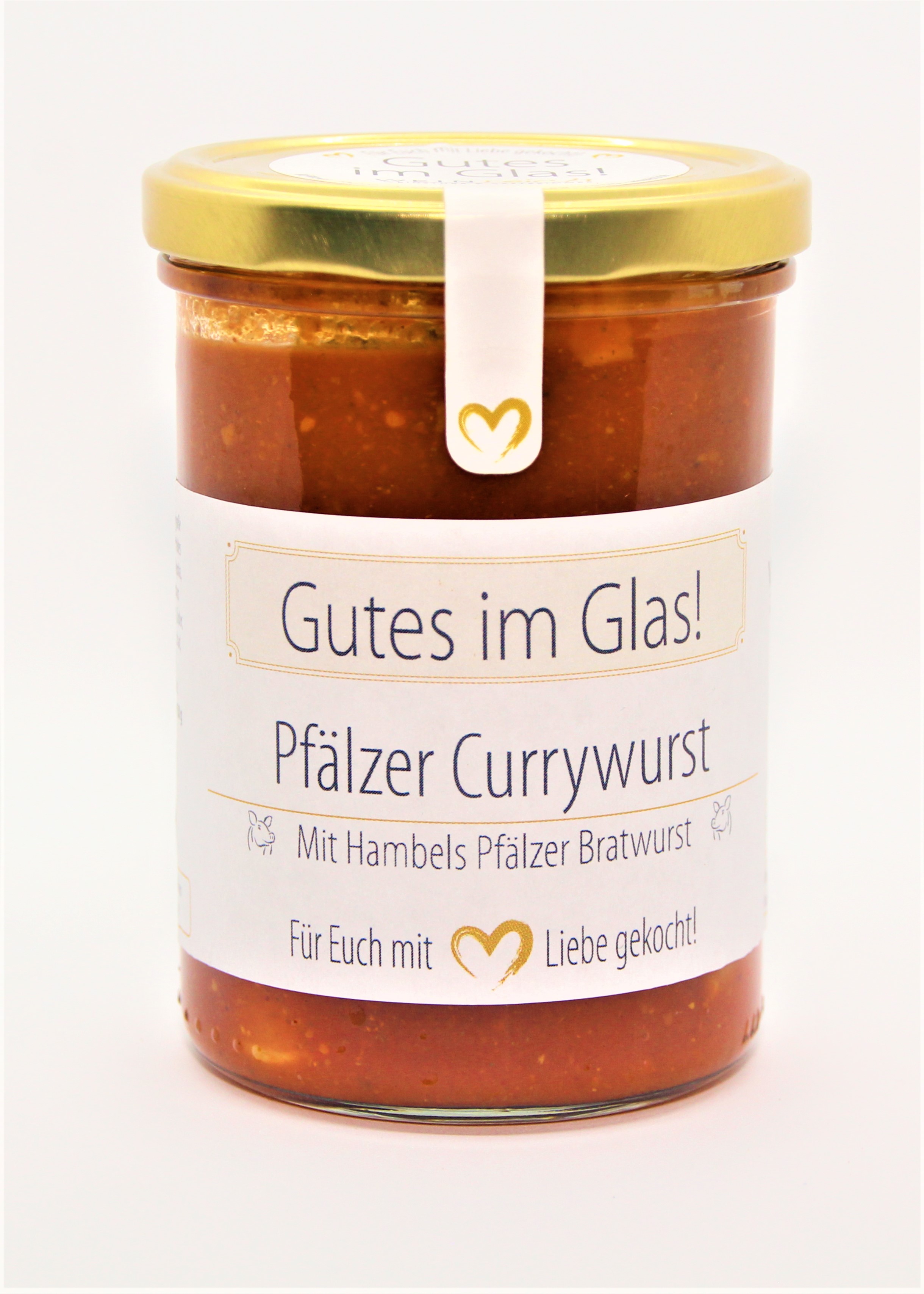 Pfälzer Currywurst  -mit Hambels Bratwurst- 380g
