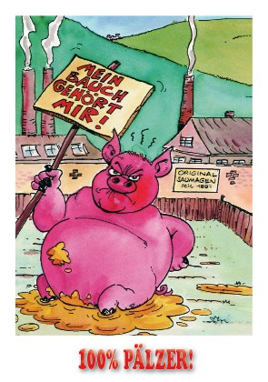 Postkarte Pfälzer Saumage