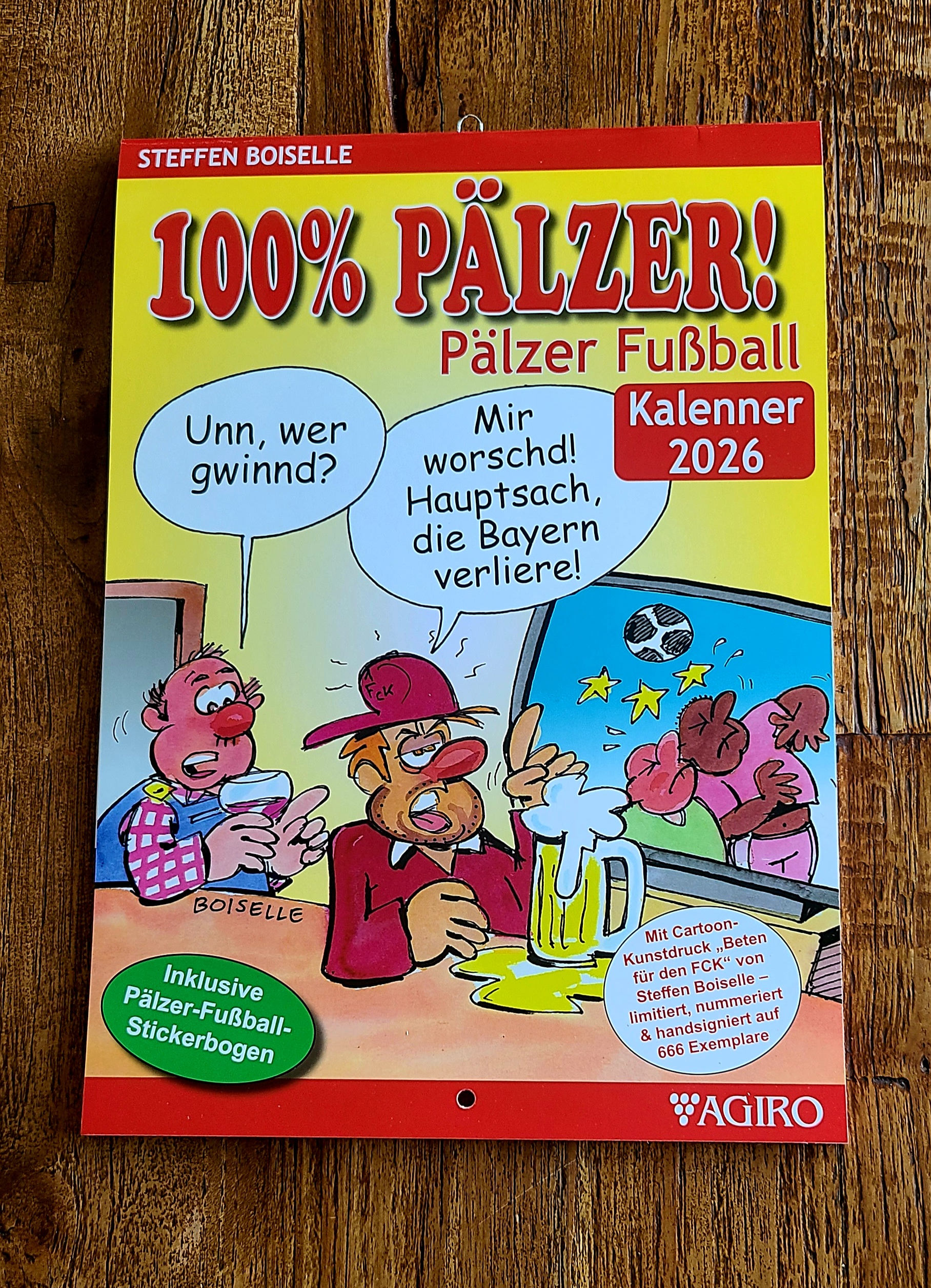 FCK Kalender 100% Pfälzer