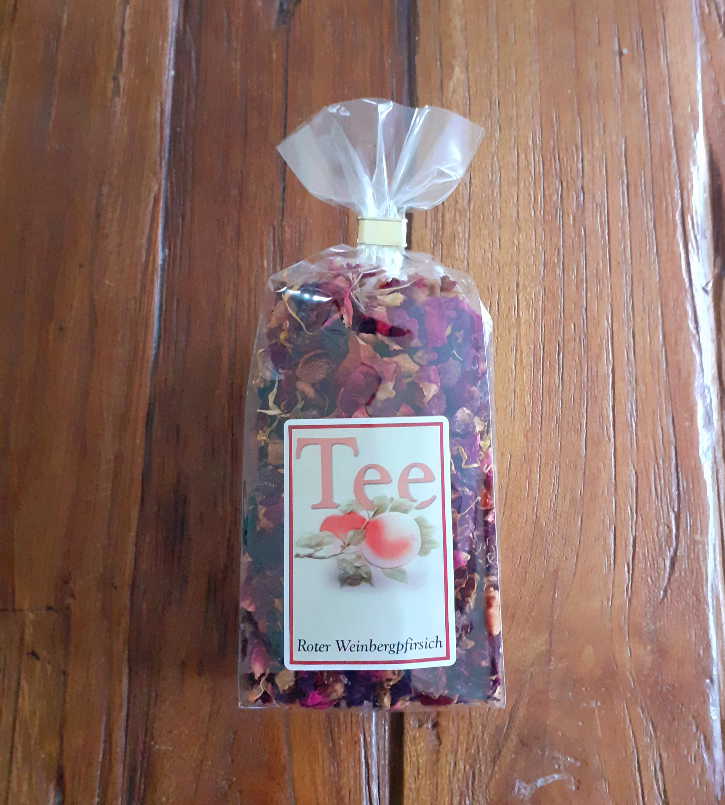 Roter Weinbergspfirsichtee 100g -Früchte Tee-