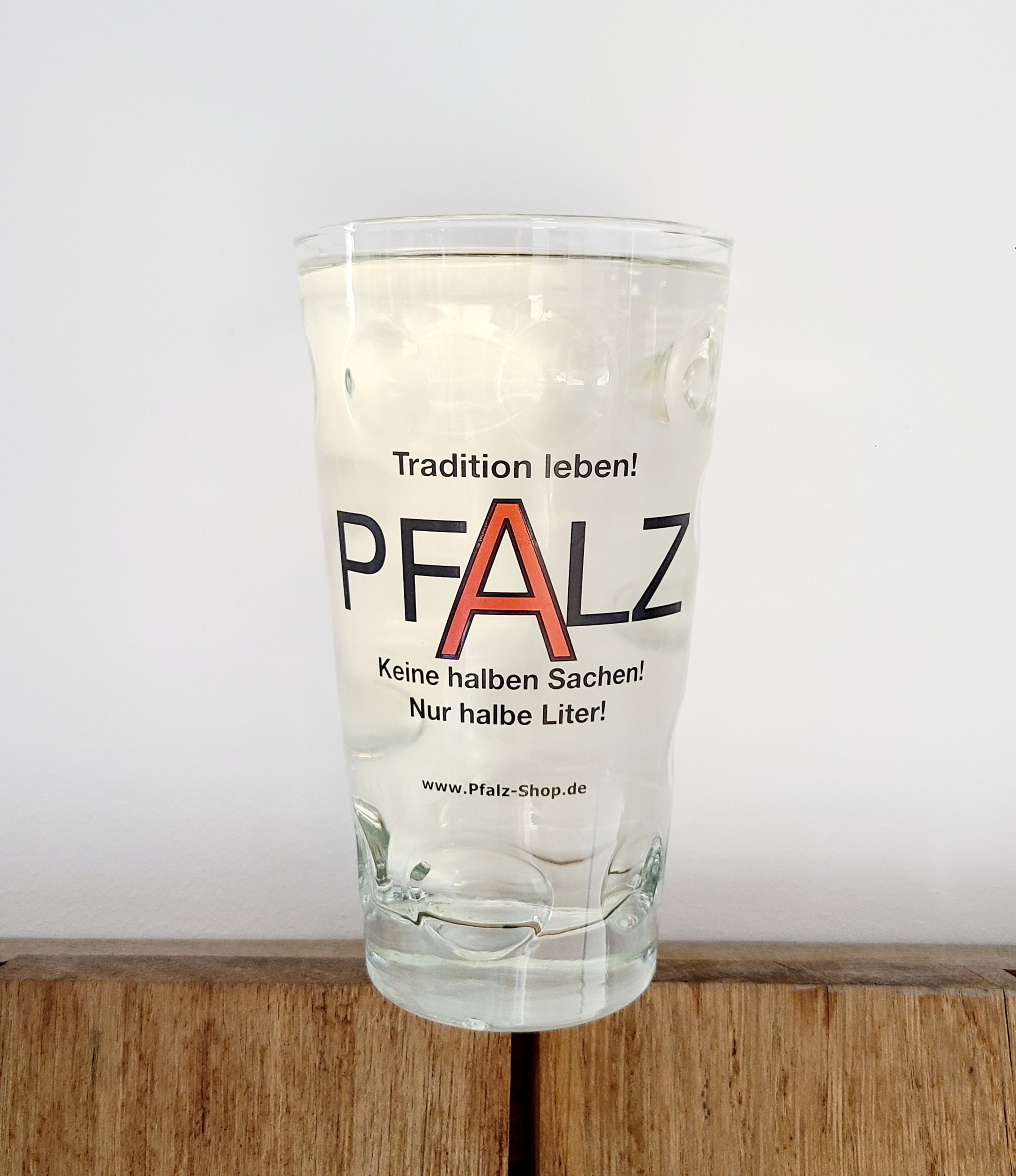 Tradition leben! Keine halben Sachen! Dugbbeglas 0,5l