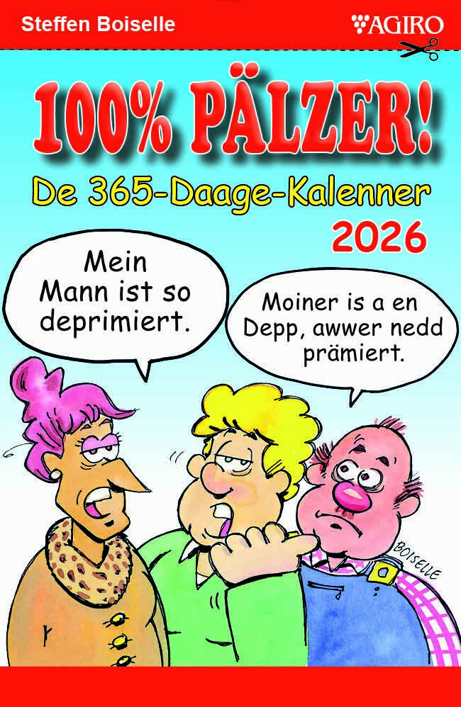 Pfalzkalender 2026 Abreißkalender 100% Pfälzer
